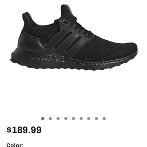 Adidas women’s ultra boost 1.0 DNA shoes in black. Excellent condition.